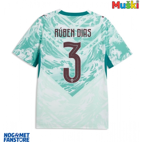 Portugal Ruben Dias #3 Gostujuci Dres SP 2026 Kratak Rukav